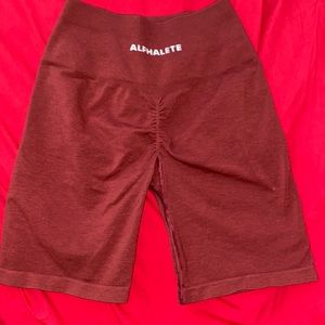 Alphalete BORDEAUX Biker Shorts